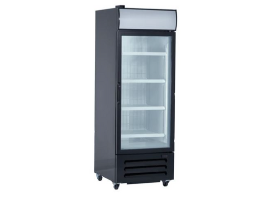 New Air NGR-036-H 24" Single Glass Door Refrigerated Beverage Merchandiser