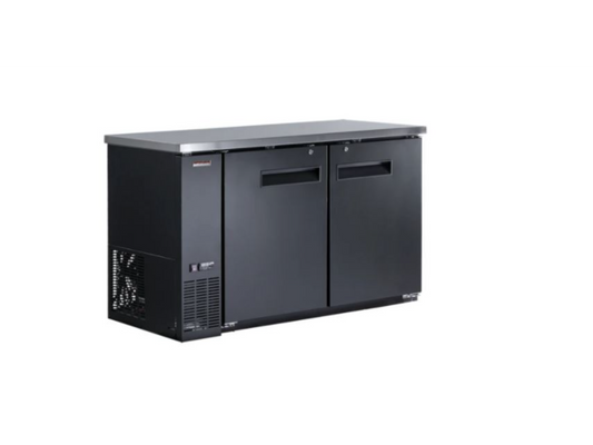 New Air NBB-60-SB Back Bar 60" 2 Solid Door Refrigerator