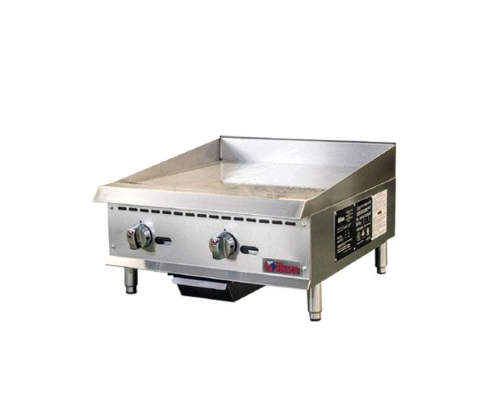 MVP Canada IKON ITG-24 Thermostatic Griddle, 24" Countertop Gas powered Griddle