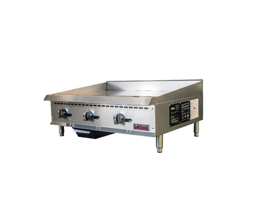 MVP Canada IKON ITG-36 Thermostatic Griddle, 36" Countertop Gas powered Griddle
