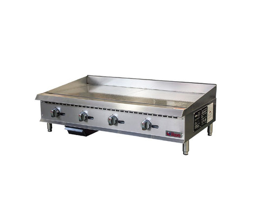 MVP Canada IKON ITG-48 Thermostatic Griddle, 48" Countertop Gas powered Griddle