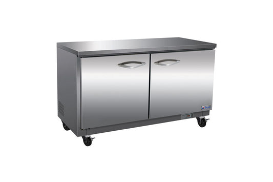 MVP 加拿大 IKON IUC61F 台下式冷冻柜，两部分，61.2 英寸宽 x 29.9 英寸深 x 35.5 英寸高，15.5 立方英尺。