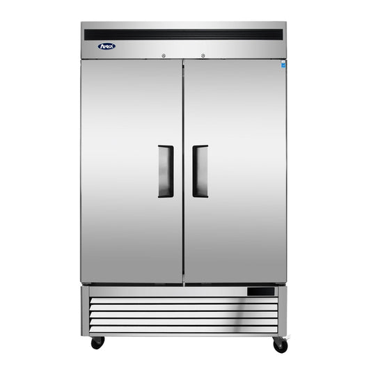 Atosa Two-section Reach-in Refrigerator, 54-2/5"W x 31-7/10"D x 83-1/10"H, (MBF8507GR)