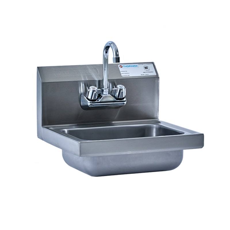Thorinox THS-1 Wall Mount Hand Sink with 4" Faucet, 14"W x 10"D x 5"H