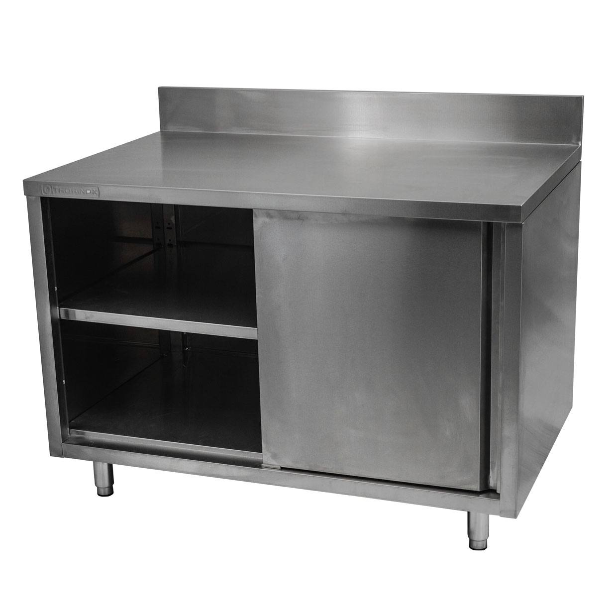Thorinox TKCA-3072-BK 30"x72" Stainless Steel Cabinet with Backsplash