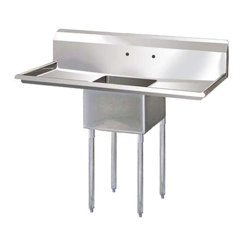 Thorinox  
TSS-1818-RL18  
Sink, one compartment, 54"W x 23-1/2"D x 36-1/2"H, 18/304 stainless steel construction