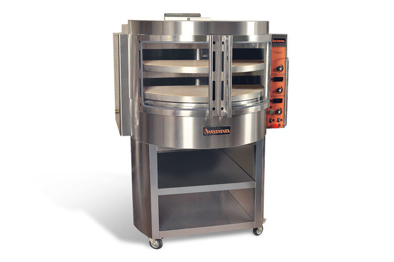 MVP Canada Sierra natural gas VOLARE Pizza Oven, rotating 38.6" dia. ceramic decks