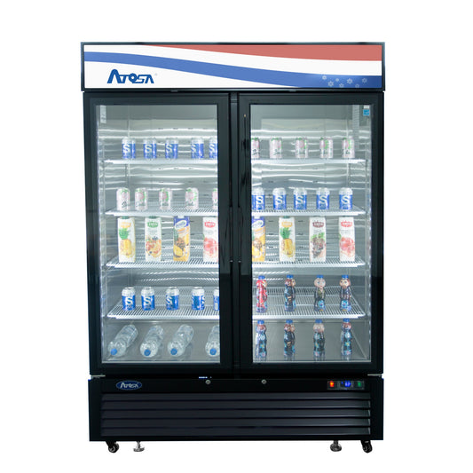 Atosa Two-section Freezer Merchandiser, 54-2/5"W x 31-1/2"D x 81-1/5"H, (MCF8721ES)