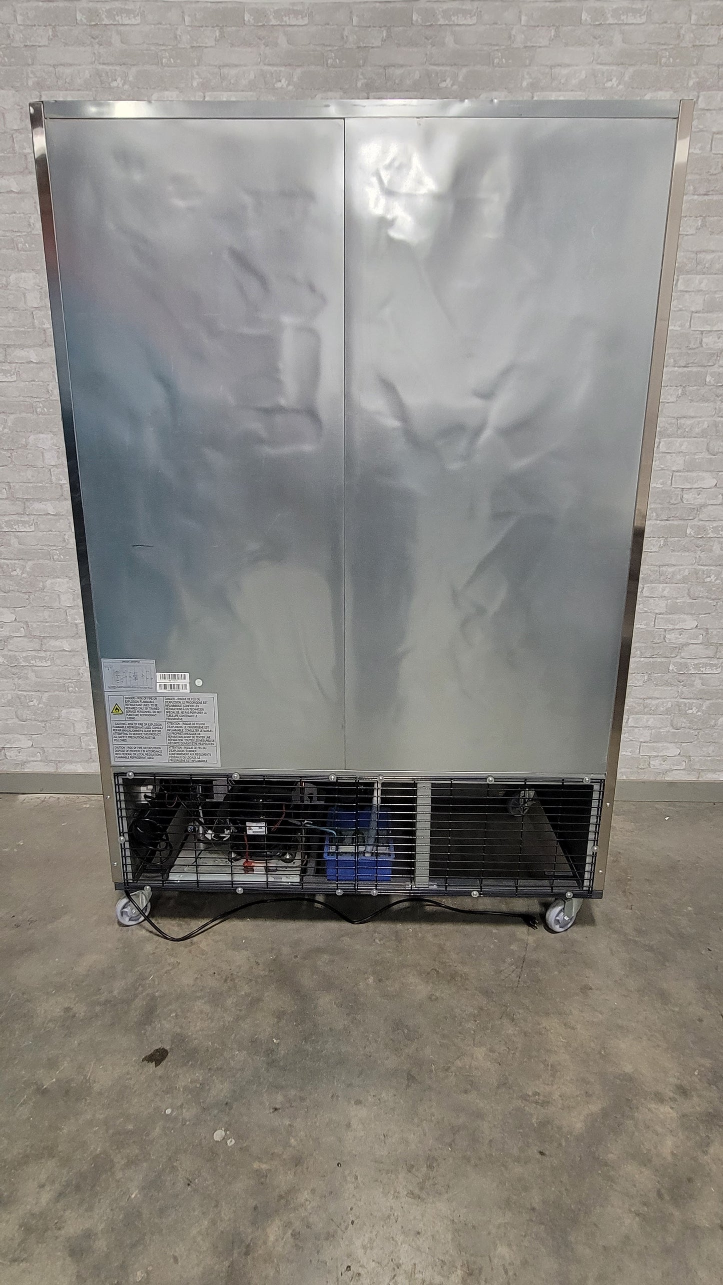 New Air NSF-115 2 Door Stainless Freezer