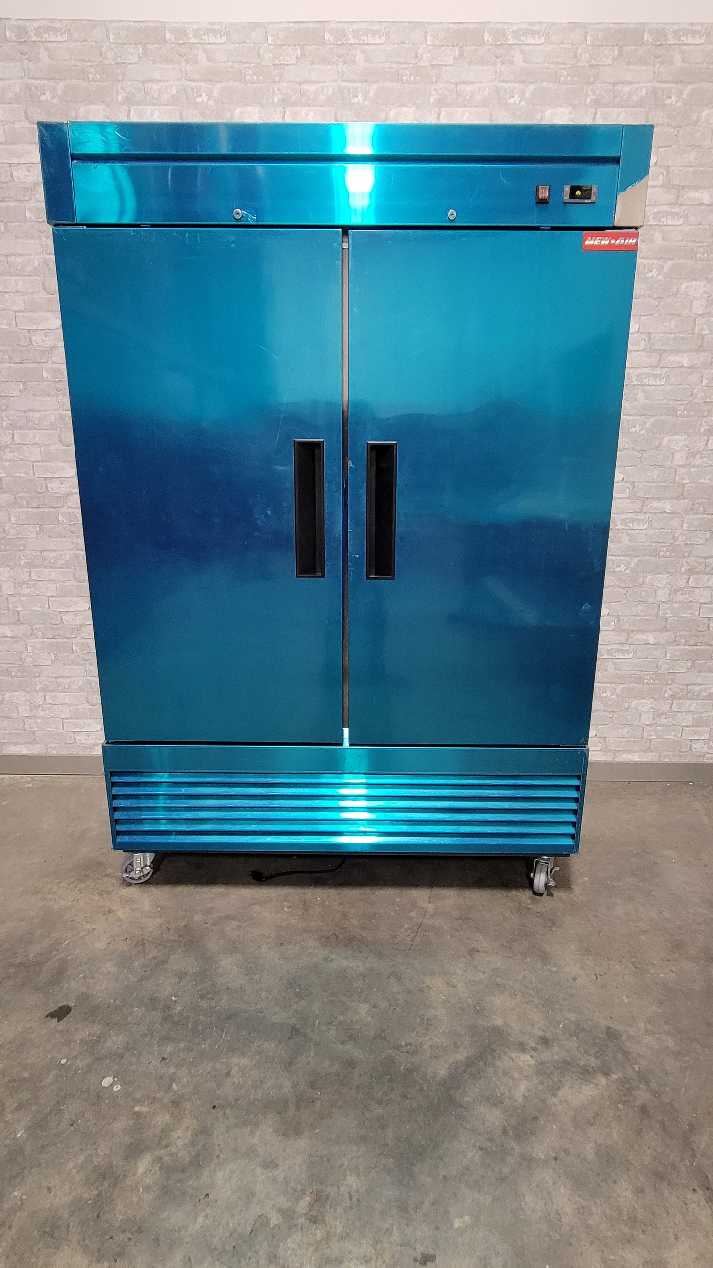 New Air NSF-115 2 Door Stainless Freezer