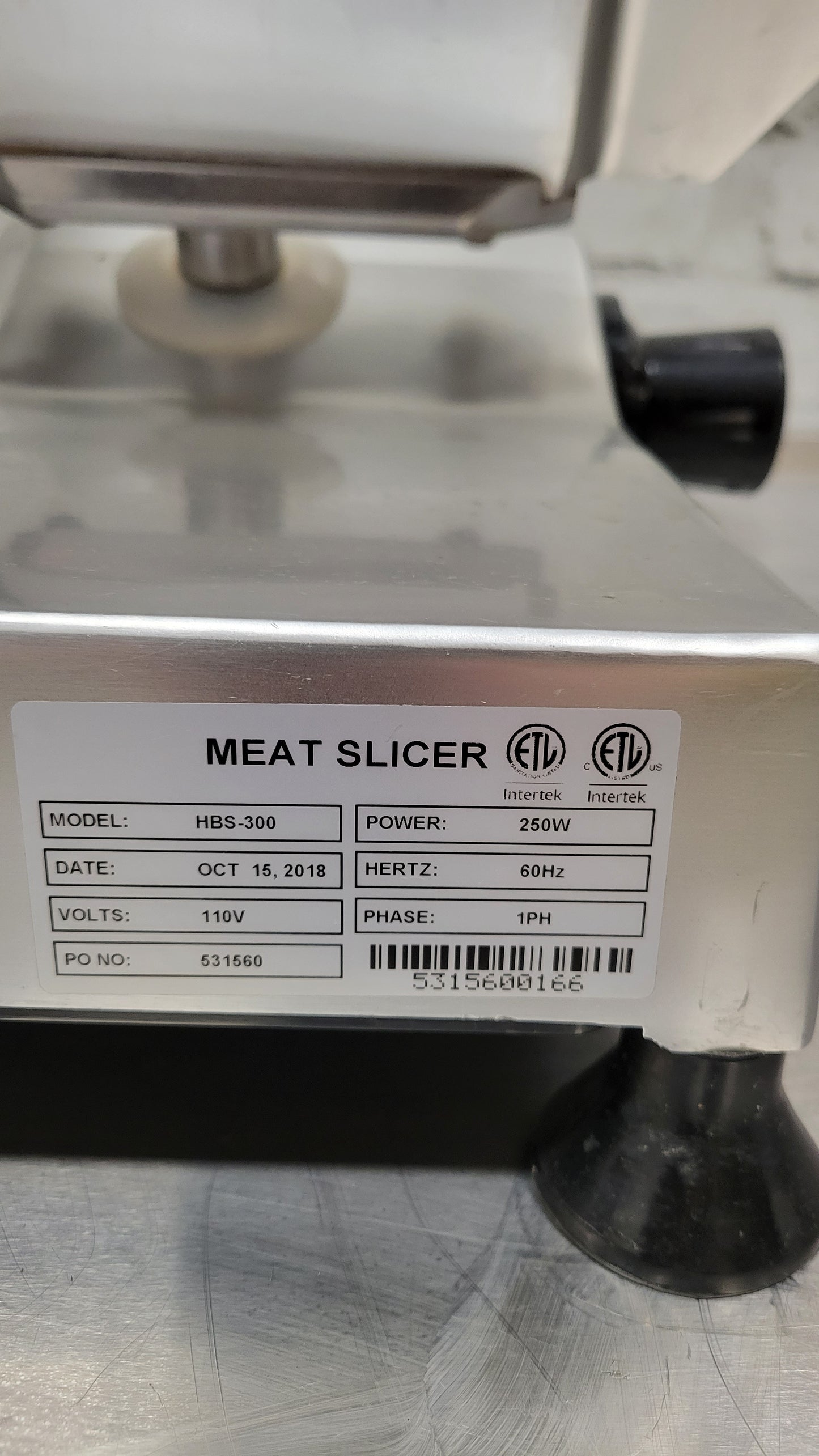 Omcan (MS-CN-0300) Meat Slicer