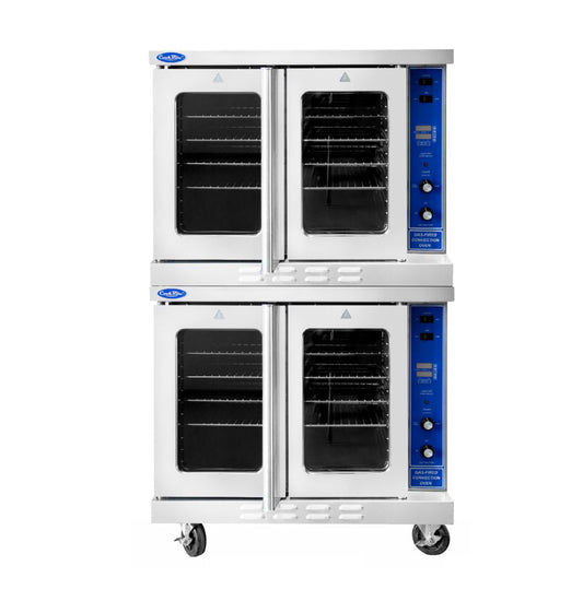 Atosa ATCO-513B-2 双层烘焙深度燃气对流烤箱 - 92,000 BTU