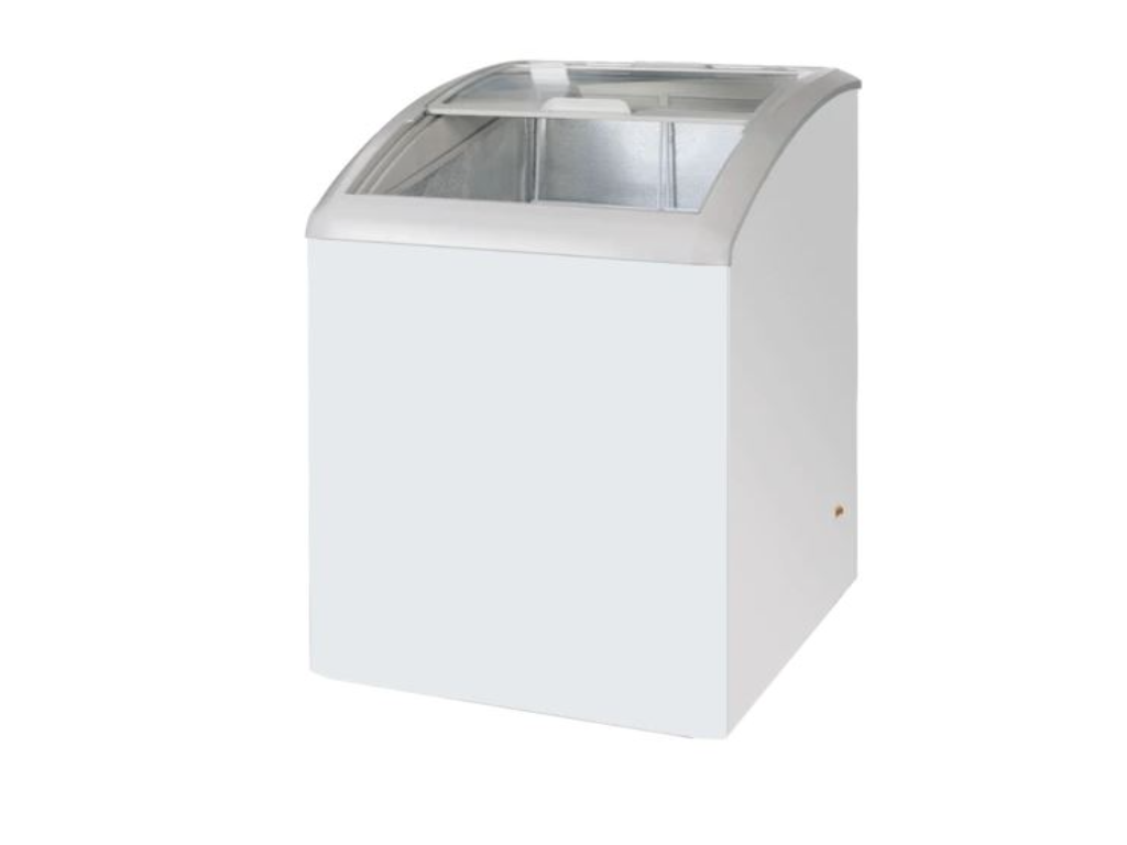 New Air NIF-24-CG 24 英寸弧形玻璃冰淇淋柜